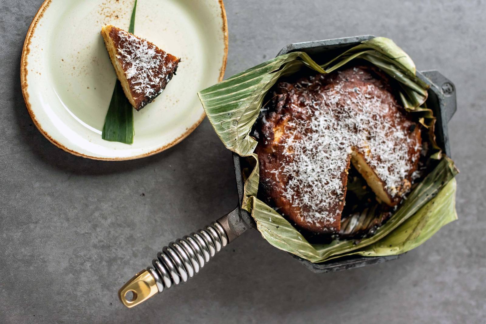 BIBINGKA, FILIPINO COCONUT-RICE CAKE