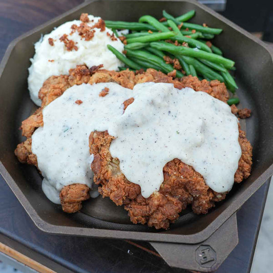 chicken friend steak photo