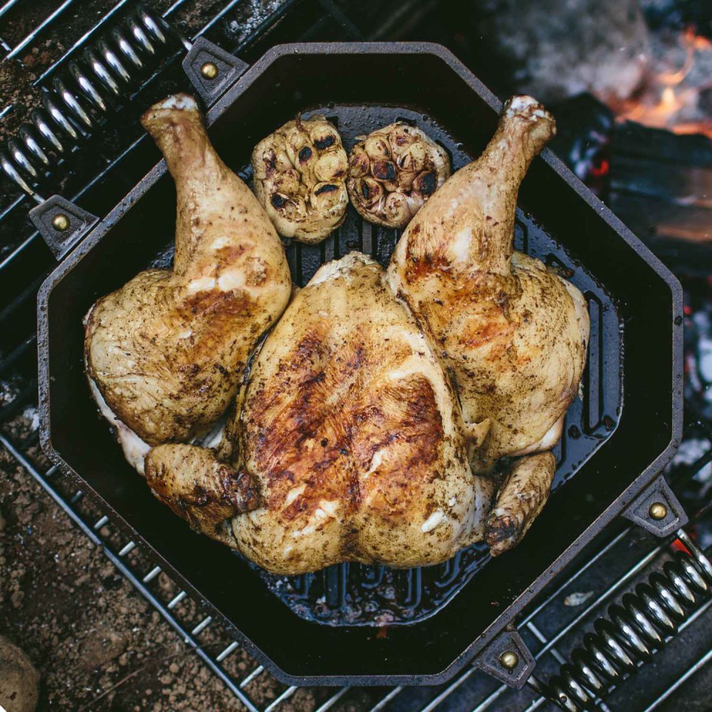 5-INGREDIENT GRILLED SPATCHCOCKED CHICKEN