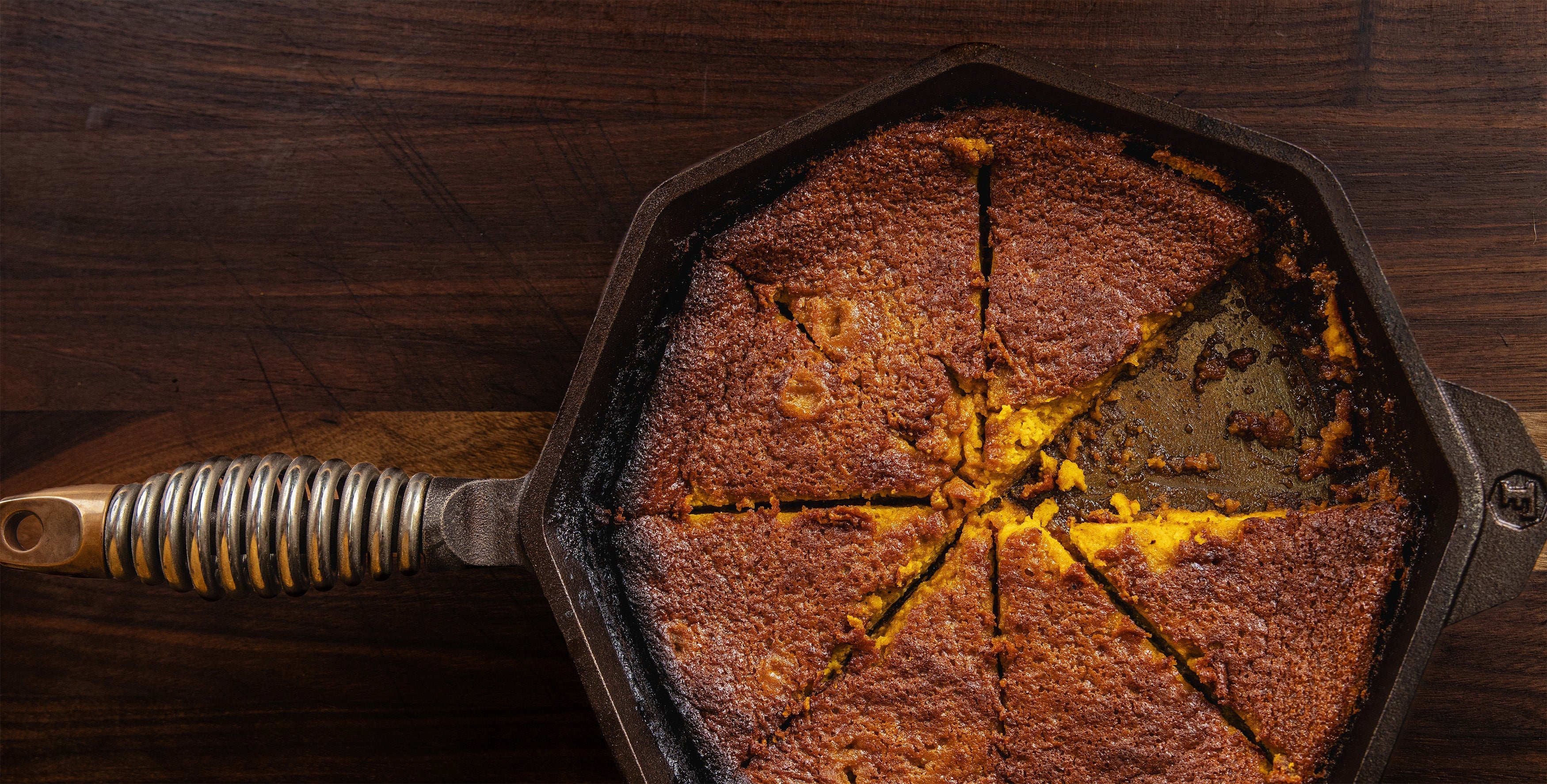 SKILLET PUMPKIN CUSTARD PIE