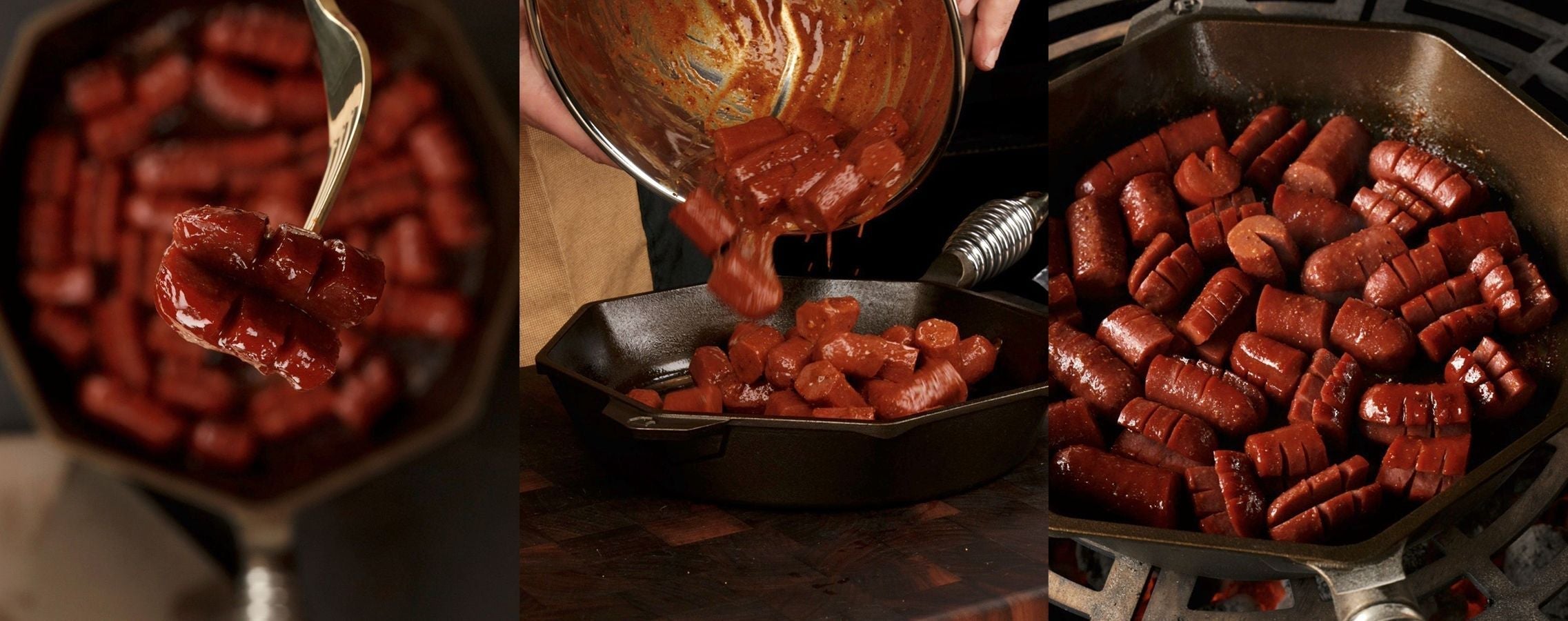 HASSELBACK STYLE HOTDOG BITES (SPICY SNAKE BITES)