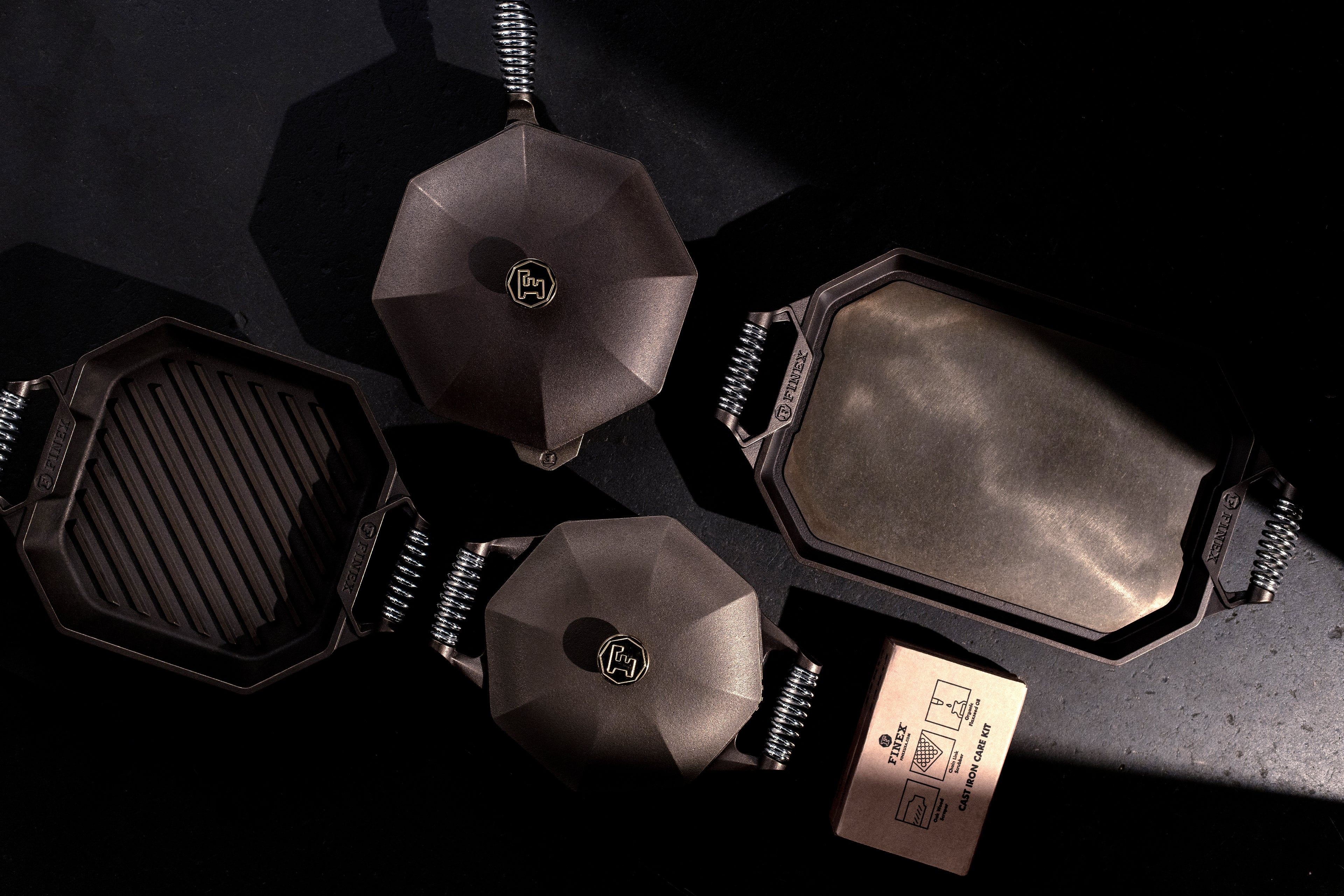 A set of Finex cookware